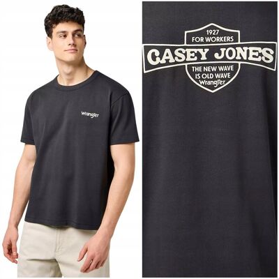 Wrangler Casey Jones Graphic Tee bardzo luźna koszulka bawełniana logo XL Wrangler Casey Jones Graphic Tee bardzo luźna koszulka bawełniana logo XL