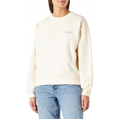 Wrangler CREW SWEATSHIRT VANILLA ICE W6XAHYC11 XL Wrangler CREW SWEATSHIRT VANILLA ICE W6XAHYC11 XL