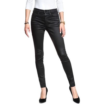 Inny producent Wrangler High Rise Skinny Coated Black W27Hwt067-W26 L32 Inny producent Wrangler High Rise Skinny Coated Black W27Hwt067-W26 L32