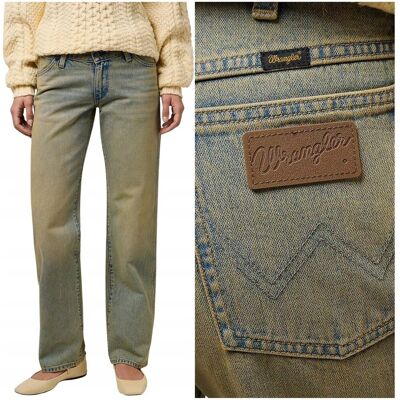 Wrangler Low Rise Cowboy Jean proste damskie spodnie jeansowe W26 L32 Wrangler Low Rise Cowboy Jean proste damskie spodnie jeansowe W26 L32