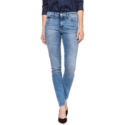 Wrangler Spodnie damskie, Skinny Best Blue W28Kx794O, rozmiar W24 L32 Wrangler Spodnie damskie, Skinny Best Blue W28Kx794O, rozmiar W24 L32