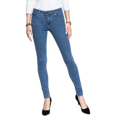 Wrangler Spodnie damskie, Skinny Cool Blue W28Khu32Q, rozmiar W24 L32 Wrangler Spodnie damskie, Skinny Cool Blue W28Khu32Q, rozmiar W24 L32