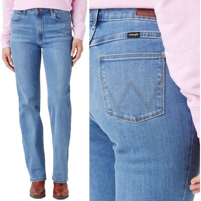 Wrangler STRAIGHT Rocky PROSTE BLUE DżINS W27 L32 Wrangler STRAIGHT Rocky PROSTE BLUE DżINS W27 L32