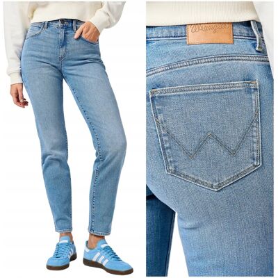 Wrangler STRAIGHT Stelth DżINS proste damskie spodnie jeansowe W33 L34 Wrangler STRAIGHT Stelth DżINS proste damskie spodnie jeansowe W33 L34