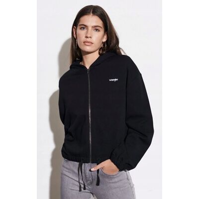 Wrangler ZIP HOODIE FADED BLACK W6T0ILXV6 XXL Wrangler ZIP HOODIE FADED BLACK W6T0ILXV6 XXL