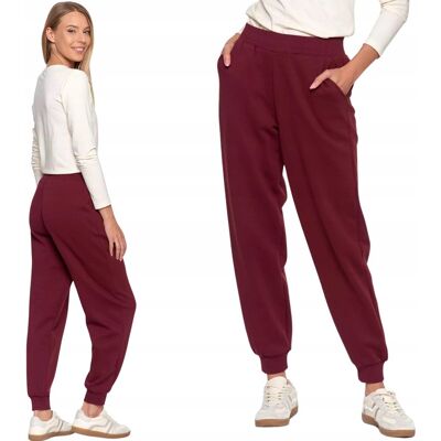 Wygodne Spodnie Damskie Dresowe Bawełniane Dresy Moraj Czerwony Xl Wine Red Wygodne Spodnie Damskie Dresowe Bawełniane Dresy Moraj Czerwony Xl Wine Red