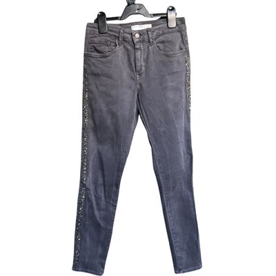 Zara Damskie Spodnie Wygodne Jeansowe Dżinsowe Stylowe Szare 38 Zara Damskie Spodnie Wygodne Jeansowe Dżinsowe Stylowe Szare 38