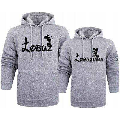 inna (Inny) Zestaw Bluzy Dla Par Bluza Dla Par Łobuz Łobuziara Mysz Walentynki 3Xl inna (Inny) Zestaw Bluzy Dla Par Bluza Dla Par Łobuz Łobuziara Mysz Walentynki 3Xl