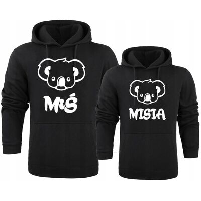 inna (Inny) ZESTAW BLUZY DLA PAR BLUZA dla Par MIŚ/MISIA Walentynki DLA ZAKOCHANYCH 3XL inna (Inny) ZESTAW BLUZY DLA PAR BLUZA dla Par MIŚ/MISIA Walentynki DLA ZAKOCHANYCH 3XL
