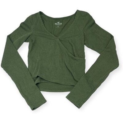 inna (Inny) Zielona bluzka damska Top długi rękaw Hollister XS inna (Inny) Zielona bluzka damska Top długi rękaw Hollister XS