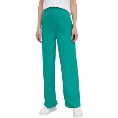 Inny producent ZIELONE SPODNIE PROSTE WYSOKI STAN ELEGANCKIE S 1I3A Inny producent ZIELONE SPODNIE PROSTE WYSOKI STAN ELEGANCKIE S 1I3A