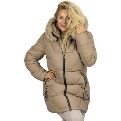 Agrafka Zimowy pikowany płaszcz ciepła kurtka WINTER ROSE-XL Agrafka Zimowy pikowany płaszcz ciepła kurtka WINTER ROSE-XL