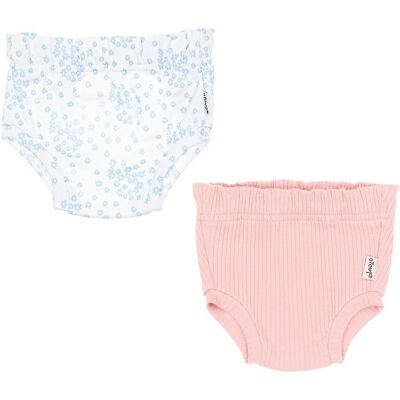 2 Pak Niemowlęce bloomers majtki w kwiatki Nicol,r.68 2 Pak Niemowlęce bloomers majtki w kwiatki Nicol,r.68