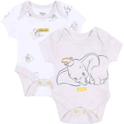 sarcia.eu 2x Beżowe body niemowlęce Dumbo Disney 3-6 m 68 cm sarcia.eu 2x Beżowe body niemowlęce Dumbo Disney 3-6 m 68 cm