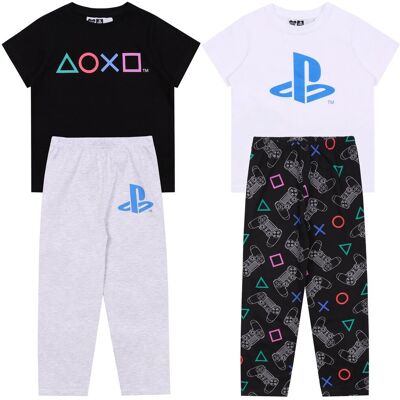 sarcia.eu 2x Biało-czarna, chłopięca piżama Playstation, OEKO-TEX 5-6lat 116 cm sarcia.eu 2x Biało-czarna, chłopięca piżama Playstation, OEKO-TEX 5-6lat 116 cm