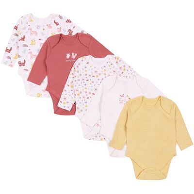 sarcia.eu 5x Kolorowe jesienne body niemowlęce, certyfikat OEKO-TEX 0-3 m 62 cm sarcia.eu 5x Kolorowe jesienne body niemowlęce, certyfikat OEKO-TEX 0-3 m 62 cm