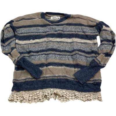 inna (Inny) Abercrombie Kids Sweter Dziewczęcy 158/164 Paski Koronka inna (Inny) Abercrombie Kids Sweter Dziewczęcy 158/164 Paski Koronka