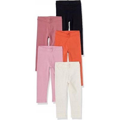 AMAZON ESSENTIALS Legginsy wiek 6-7 lat 95% bawełna 5% elastan 5 szt. AMAZON ESSENTIALS Legginsy wiek 6-7 lat 95% bawełna 5% elastan 5 szt.