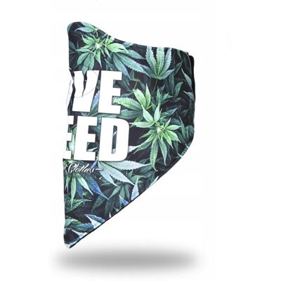 Chillout Clothes Bandana Zimowa Chillout Cths Love Weed ocieplana cannabis na prezent Chillout Clothes Bandana Zimowa Chillout Cths Love Weed ocieplana cannabis na prezent