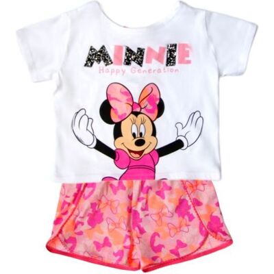 SunCity Bawełniany Komplet Dla Dziewczynki Disney Myszka Minnie SunCity Bawełniany Komplet Dla Dziewczynki Disney Myszka Minnie
