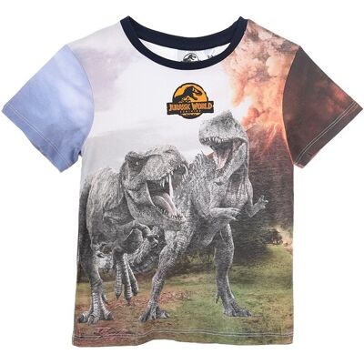 SunCity Bawełniany T-Shirt Chłopięcy Z Nadrukiem Jurassic World SunCity Bawełniany T-Shirt Chłopięcy Z Nadrukiem Jurassic World