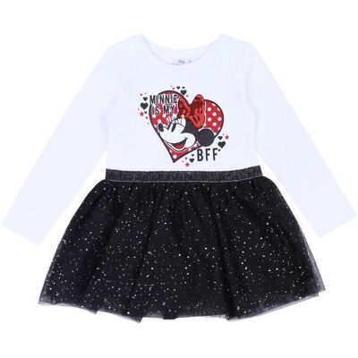 sarcia.eu Biało-czarna sukienka Myszka Minnie DISNEY 5-6 lat 116 cm sarcia.eu Biało-czarna sukienka Myszka Minnie DISNEY 5-6 lat 116 cm