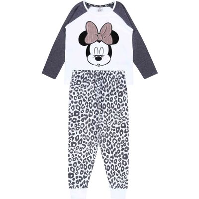 Biało-grafitowa piżama w panterkę MYSZKA MINNIE DISNEY 5-6lat 116 cm Biało-grafitowa piżama w panterkę MYSZKA MINNIE DISNEY 5-6lat 116 cm