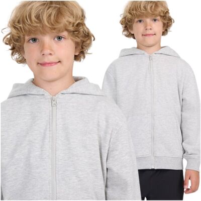 BLUZA 4F CHŁOPIĘCA DZIECIĘCA DRESOWA ROZPINANA Z KAPTUREM OCIEPLANA ZAMEK152 BLUZA 4F CHŁOPIĘCA DZIECIĘCA DRESOWA ROZPINANA Z KAPTUREM OCIEPLANA ZAMEK152