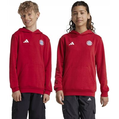 Dziecięca bluza Adidas FC Bayern München - Unisex - Czerwona - 164 Dziecięca bluza Adidas FC Bayern München - Unisex - Czerwona - 164