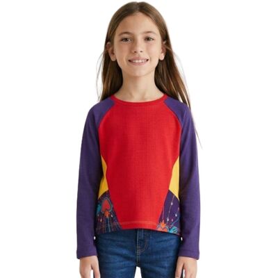 Bluza Dziecięca Desigual Billie Koszulka Z Długim Rękawem-122 Bluza Dziecięca Desigual Billie Koszulka Z Długim Rękawem-122