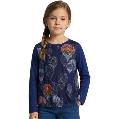 Bluza Dziecięca Desigual Yoko Tiulowa Z Balonami -122 Bluza Dziecięca Desigual Yoko Tiulowa Z Balonami -122
