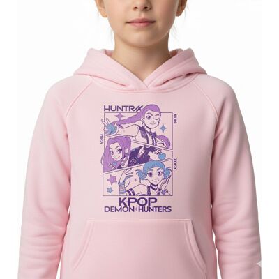 JHK Bluza Dziecięca K-Pop Demon Hunters Huntrix 003 12-14 Różowy JHK Bluza Dziecięca K-Pop Demon Hunters Huntrix 003 12-14 Różowy