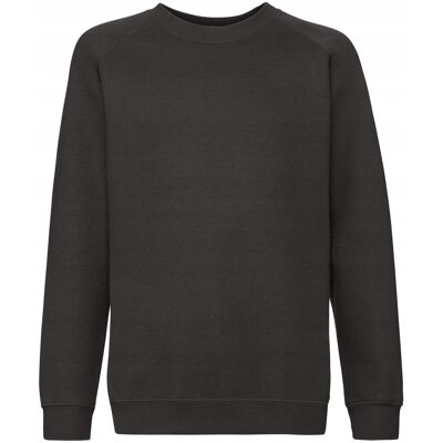 FRUIT OF THE LOOM Bluza Dziecięca Raglan Sweat Czarny R. 9-11(140) FRUIT OF THE LOOM Bluza Dziecięca Raglan Sweat Czarny R. 9-11(140)