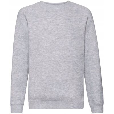 FRUIT OF THE LOOM Bluza Dziecięca Raglan Sweat Heather Grey R. 14-15(164) FRUIT OF THE LOOM Bluza Dziecięca Raglan Sweat Heather Grey R. 14-15(164)