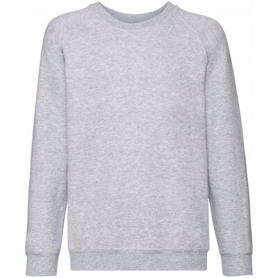 FRUIT OF THE LOOM Bluza Dziecięca Raglan Sweat Heather Grey R. 5-6(116) FRUIT OF THE LOOM Bluza Dziecięca Raglan Sweat Heather Grey R. 5-6(116)