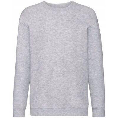FRUIT OF THE LOOM Bluza Dziecięca Set-In Sweat Heather Grey R. 9-11(140) FRUIT OF THE LOOM Bluza Dziecięca Set-In Sweat Heather Grey R. 9-11(140)