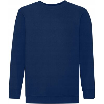 FRUIT OF THE LOOM Bluza Dziecięca Set-In Sweat Navy R. 5-6(116) FRUIT OF THE LOOM Bluza Dziecięca Set-In Sweat Navy R. 5-6(116)