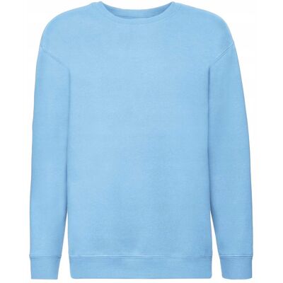 FRUIT OF THE LOOM Bluza Dziecięca Set-In Sweat New Sky Blue R. 14-15(164) FRUIT OF THE LOOM Bluza Dziecięca Set-In Sweat New Sky Blue R. 14-15(164)