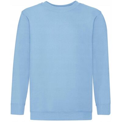 FRUIT OF THE LOOM Bluza Dziecięca Set-In Sweat New Sky Blue R. 9-11(140) FRUIT OF THE LOOM Bluza Dziecięca Set-In Sweat New Sky Blue R. 9-11(140)