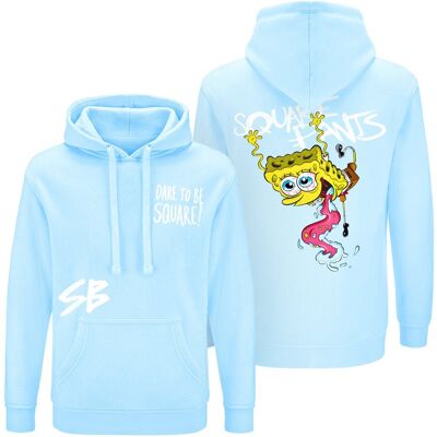 JHK Bluza Dziecięca Spongebob Jasny Niebieski 7-8 JHK Bluza Dziecięca Spongebob Jasny Niebieski 7-8
