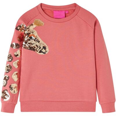 vidaXL Bluza Dziecięca, Stary Róż, 116 vidaXL Bluza Dziecięca, Stary Róż, 116