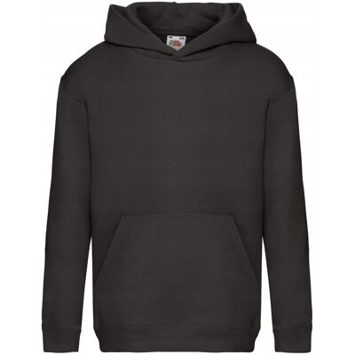 FRUIT OF THE LOOM Bluza Dziecięca Z Kapturem Hooded Sweat Czarny R. 5-6(116) FRUIT OF THE LOOM Bluza Dziecięca Z Kapturem Hooded Sweat Czarny R. 5-6(116)