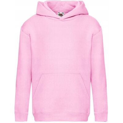 FRUIT OF THE LOOM Bluza Dziecięca Z Kapturem Hooded Sweat Jasnoróżowy R. 14-15(164) FRUIT OF THE LOOM Bluza Dziecięca Z Kapturem Hooded Sweat Jasnoróżowy R. 14-15(164)