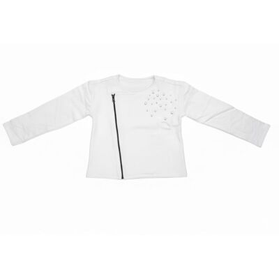 Bluza Dziewczęca Chicco Kremowa Zasuwana -110 Bluza Dziewczęca Chicco Kremowa Zasuwana -110
