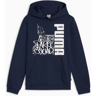 Bluza z kapturem chłopięca Puma ESS+ MID90S FL granatowa 62802214 r 128 Bluza z kapturem chłopięca Puma ESS+ MID90S FL granatowa 62802214 r 128