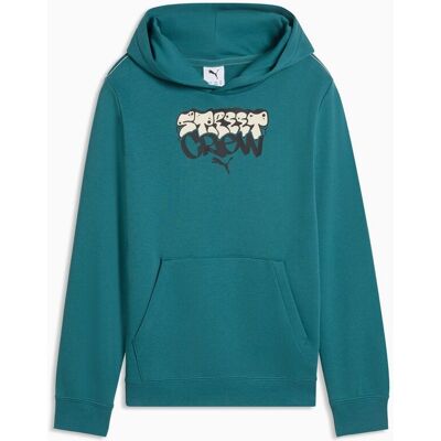 Bluza z kapturem chłopięca Puma MID90S TR turkusowa 69174641 r 152 Bluza z kapturem chłopięca Puma MID90S TR turkusowa 69174641 r 152