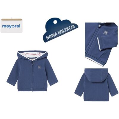 Mayoral Bluza z kapturem z bawełny 80 Mayoral Bluza z kapturem z bawełny 80