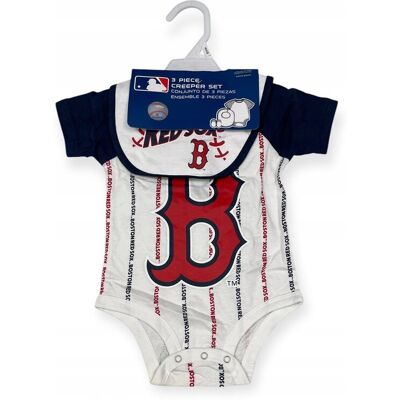 Inny producent Body komplet śliniak i buciki RED SOX 6-9 miesięcy Inny producent Body komplet śliniak i buciki RED SOX 6-9 miesięcy