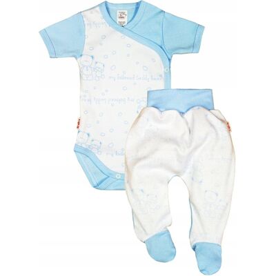 Body Kopertowe KR+ PÓŁŚPIOCHY Misie Niebieskie 56 KLEKLE Body Kopertowe KR+ PÓŁŚPIOCHY Misie Niebieskie 56 KLEKLE