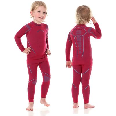 Brubeck, Koszulka dziewczęca termiczna z długim rękawem, Thermo Junior, czerwony, rozmiar 104/110 Brubeck, Koszulka dziewczęca termiczna z długim rękawem, Thermo Junior, czerwony, rozmiar 104/110